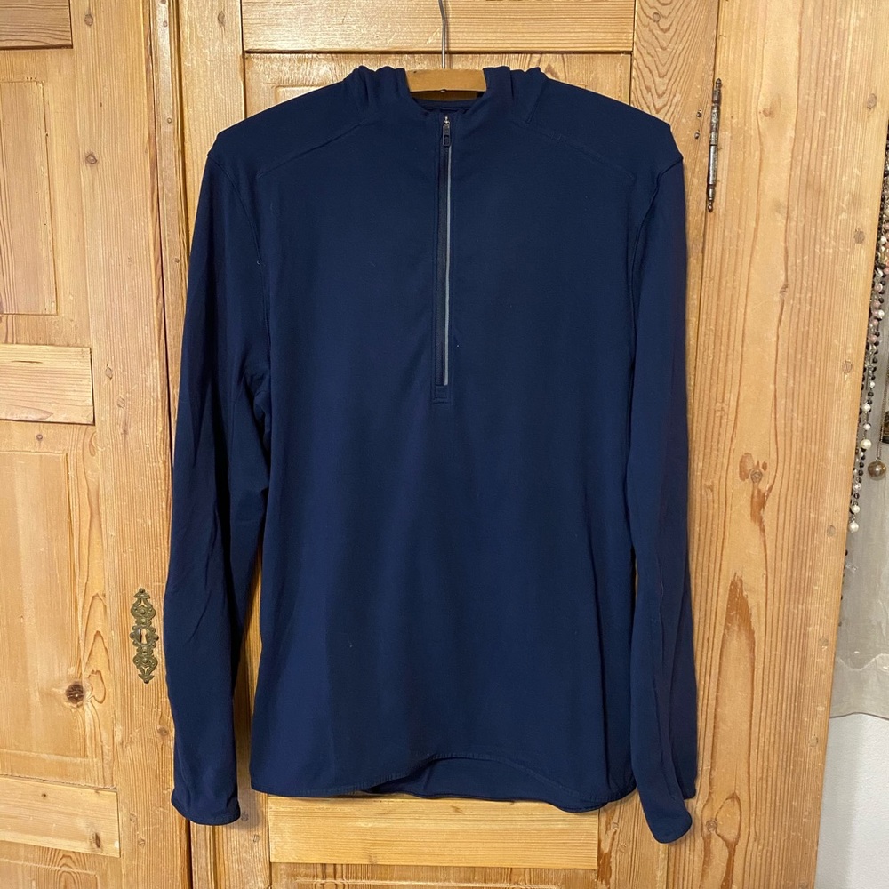 Lululemon mens rulu half zip hooded long sleeve